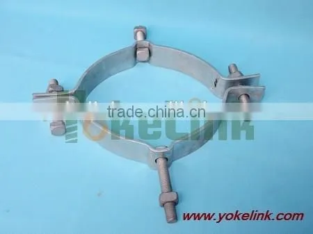 Secondary Rack Pole Mounting Bands Galvanized Steel Pole Band for Pole Line Hardaware photo-5