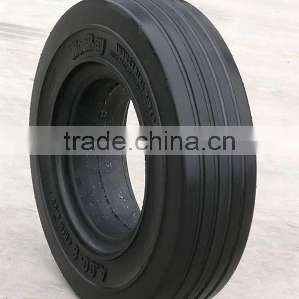 Small Solid Rubber Wheels 3.20-8 3.60-8 4.00-8 16x5-9 Used for Industry Trailer Machine photo-3