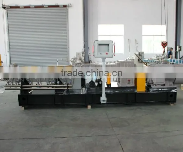 PP PE Calcium Carbonate Filler Masterbatch Plastic Granules Twin Screw Extruder photo-5