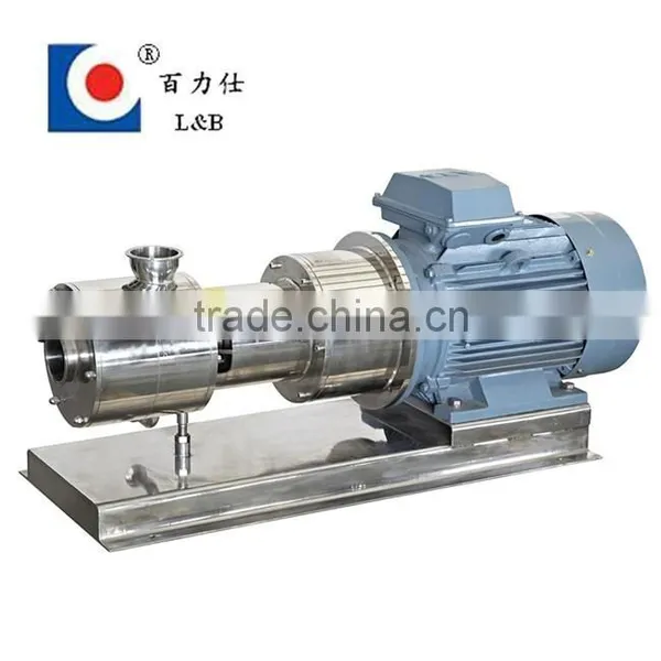 3 stage inline high shear homogenizer