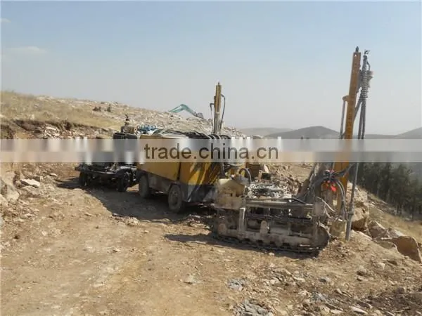 Medium Air Pressure Crawler Hydraulic Drilling Rig Z138YA For Depth 40 Meters photo-4