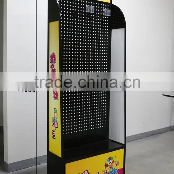 Supermarket Rotating Pegboard Metal Display Stand photo-2