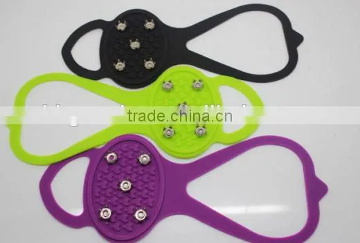 5 Spikes Silicone Anti Slip Shoes,anti Slip Protection Shoes for Snow Wheather photo-4