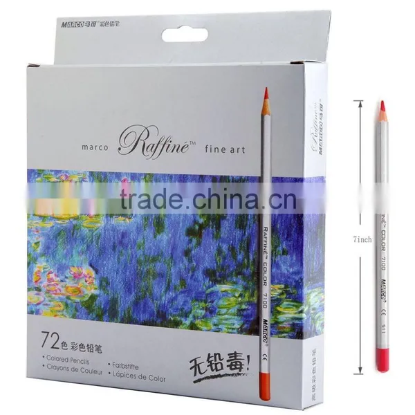 Factory Wholesale 72 Color Marco Fine Harmless Oil Pastel Colored Pencil Set photo-5