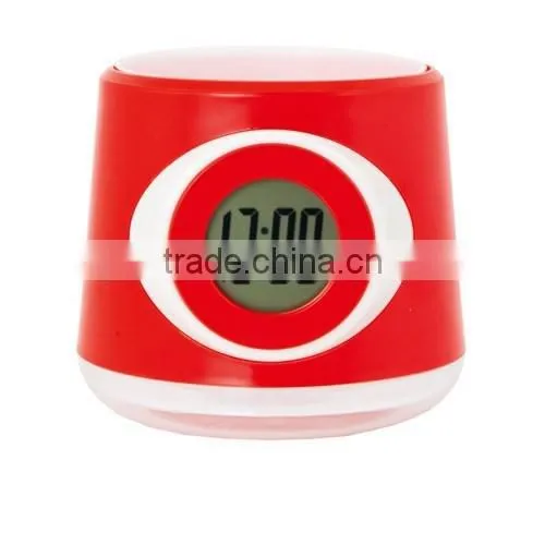 Funny Colorful Flowerpot With Clock,digital Table Clock photo-5