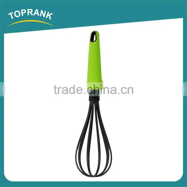 High Quality Food Grade Easy Clean Kitchen Egg Whisk Nylon Manual Egg Beater photo-2