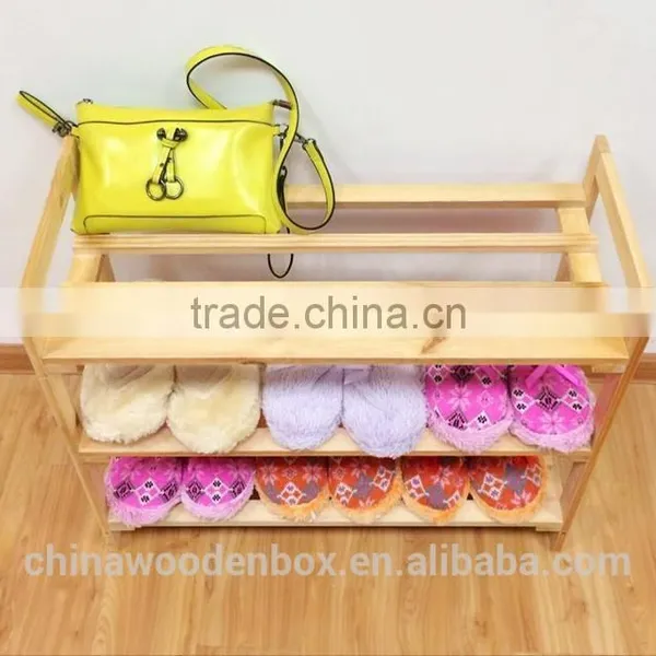 2015 Refined Pine Wooden Shoe Racks photo-2