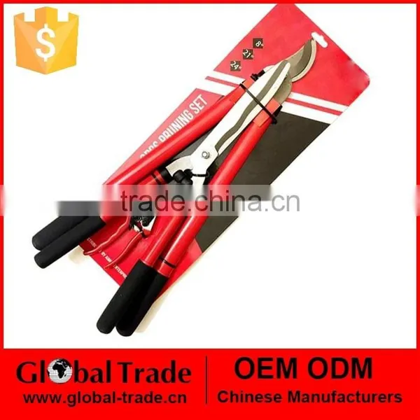Garden Pruning Set Tools Ratchet Lawn Bypass Lopper Hedge Shears Bypass Pruner 550096