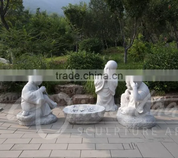 Garden Decoration Hand Carved Natural Marble Life Size Baby Buddha Statue for Sale photo-4