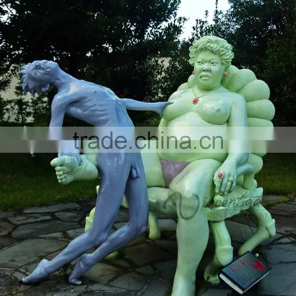 Wholesale Garden Statue Resin Craft Life Size Erotic Sculpture photo-3