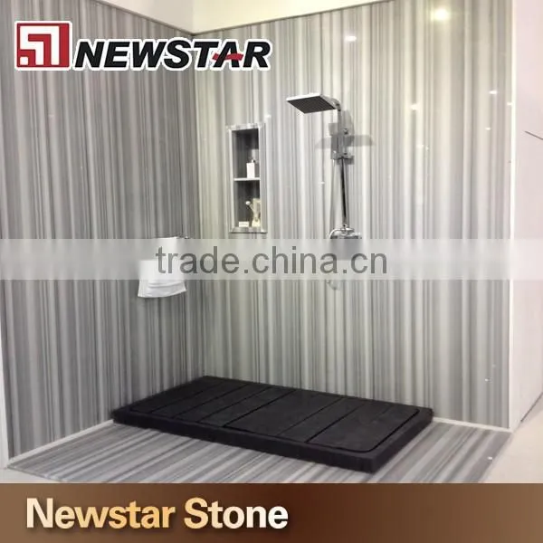 Decorative Bathroom Marble Shower Panel