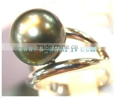 Large Tahitian Pearl Ring photo-4