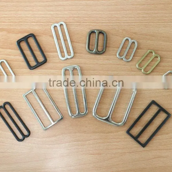 High Quality Zinc Alloy Flat Adjustable Metal Slide Adjuster Nickel Plate Black Brass Plate photo-5