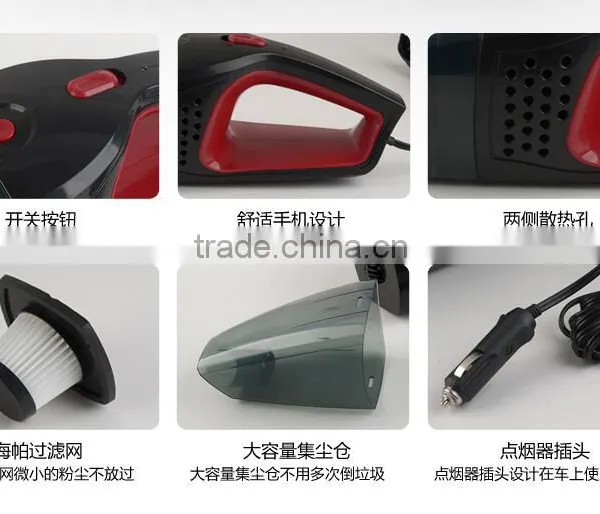 DC-12V Portable Handheld Mini Dry and Wet Car Seat Vacuum Cleaner photo-5