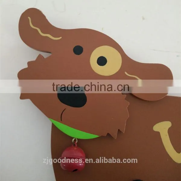 Hot Sale Dog Pet Animal Print Home Decoration Wooden Wall Hook photo-2