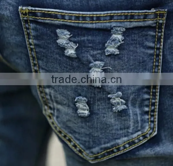European Casual Straight Slim Fit Jeans for Men, Plus Size Men Jeans photo-3
