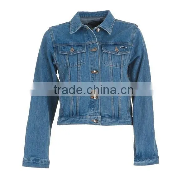 China Clothing Women Denim Jacket Supplier/ Denim Jacket for Women photo-6