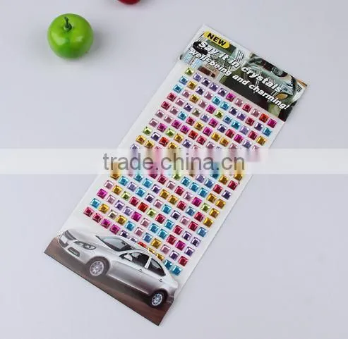Various Color Acrylic Sticker,crystal Sticker,acrylic Stone Sticker photo-6