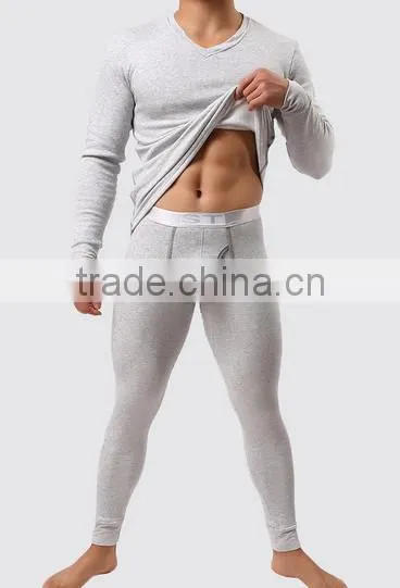 Cotton Lycra Men's Heat Thermal Underwear Lady Long Johns Long Sleeves photo-2