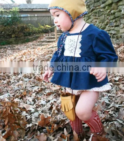 Full Sleeve Tunic Dress Vintage Style Baby Blouse New Design Of Winter Dress photo-6