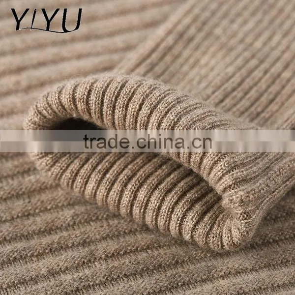 Winter Autumn Women Loose Turtleneck Batwing Sleeve Cashmere Dress Sweater photo-5