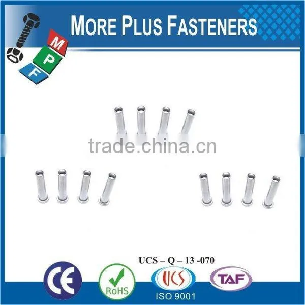 Made in Taiwan High Quality Stainless Steel Flat Head Semi Tubular Rivet photo-6
