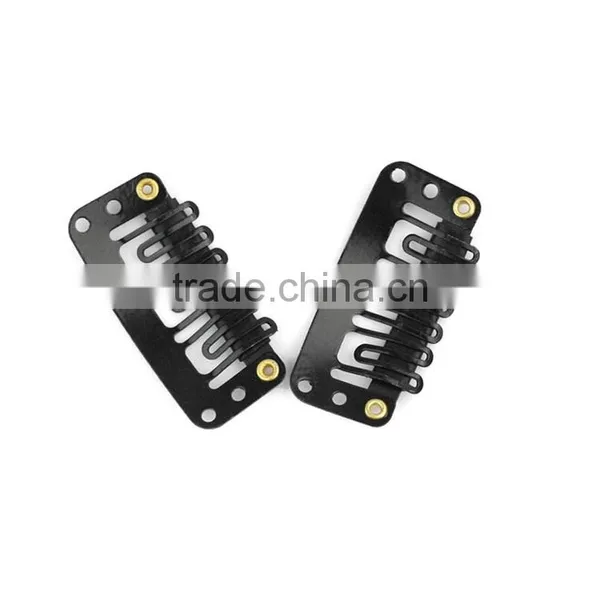 2.3Cm Straight Teeth Stainless Steel Hair Clip For Wig, Metal Hair Extension Clip photo-5