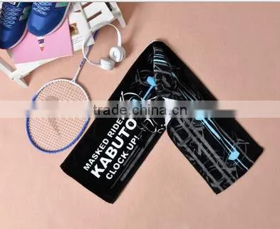 One Side Velvet Printed Low Cost 100% Cotton Towel Sport photo-5