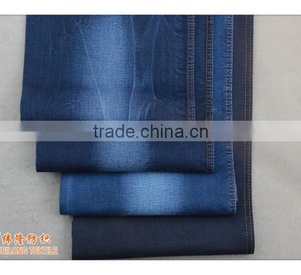 8.5OZ Ancient Cotton Indigo Denim Jeans Fabric photo-5