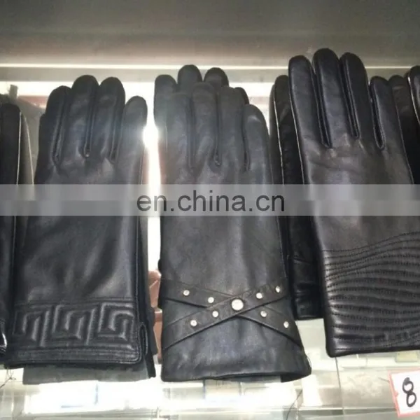 Fashion Women Gloves / Leather Gloves for Lady / OEM Leather Gloves