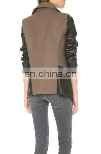 New Arrival Cheap Sexy Leather Women Jackets photo-4