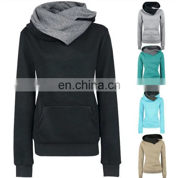 Women's Ladies Long Sleeve Hoodie Sweatshirt Sweater Jumper Hooded Coat Pullover photo-2