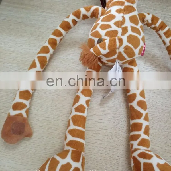 40cm Plush Lovely Giraffe Hanging Toy Long Arm With Real Product Organic Cotton photo-5
