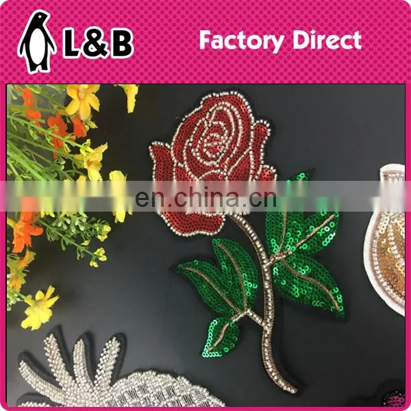 Wholesale New Design Popular Fashion Sequin Patch With Beads photo-2