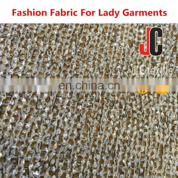 K881143 Wholesale Shaoxing Textile HACCI Silver Design Foil t r Fabric photo-4