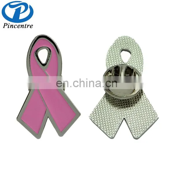 Wholesale Pink Ribbon Breast Cancer Awareness Brooch Pin photo-2