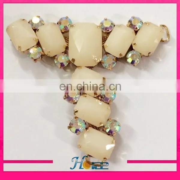 Factory Supply Cheap Rhinestone Slipper Accessories Sandal Decoration photo-2