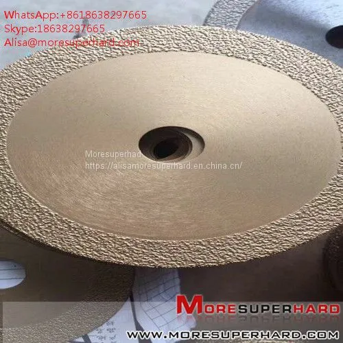 Vacuum Brazing Diamond Saw Blade Processing Various Natural Stones Alisa@moresuperhard.com photo-2