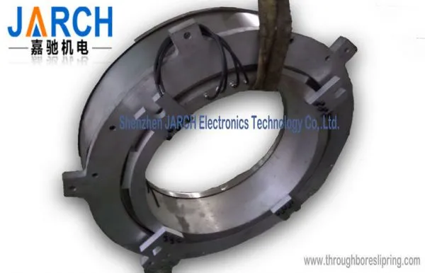 JARCH Through Hole Slip Ring 1000mm Industrial Slip Rings Large Bore Electrical Connectors photo-4