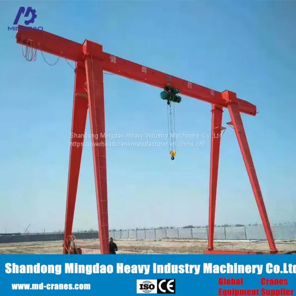 China Made Gantry Crane 3 Ton 5 Ton 7 Ton 10 Ton 15 Ton