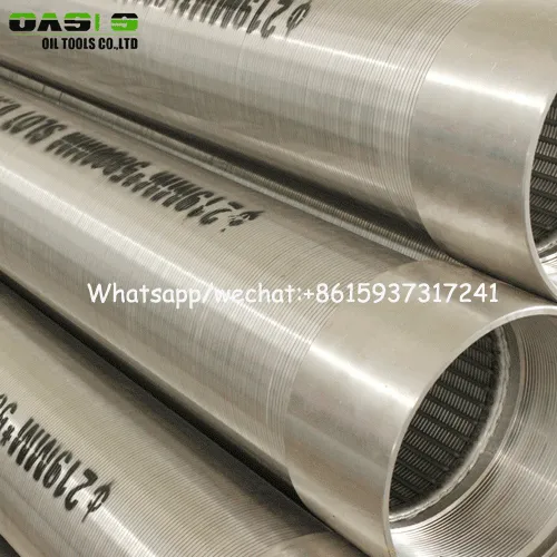 API STC Stainless Steel 304 1.5mm Slot Wire Wrapped Rod Based Water Well Screens photo-2