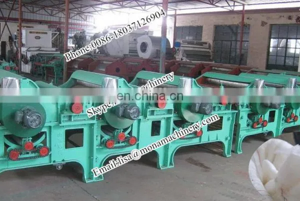 High Yield High Efficiency Fabric Cotton Waste Recycling Machine,Polyester Yarn Waste Recycling Machine photo-5