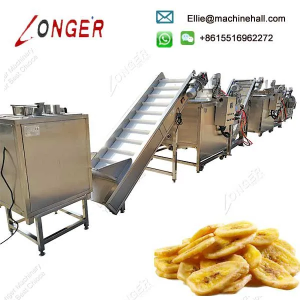 Fully Automatic Plantain Chips Production Line|Banana Chips Processing Line