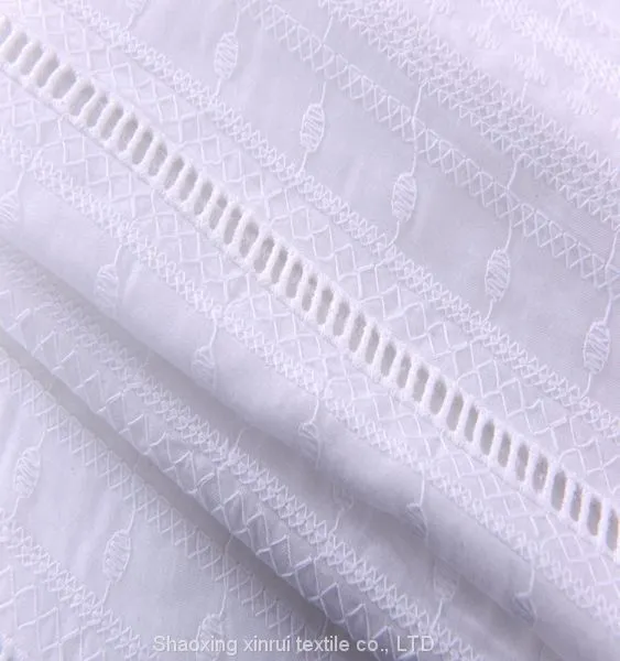 Lace Cotton Dress Embroidered Fabric Embroidery photo-3