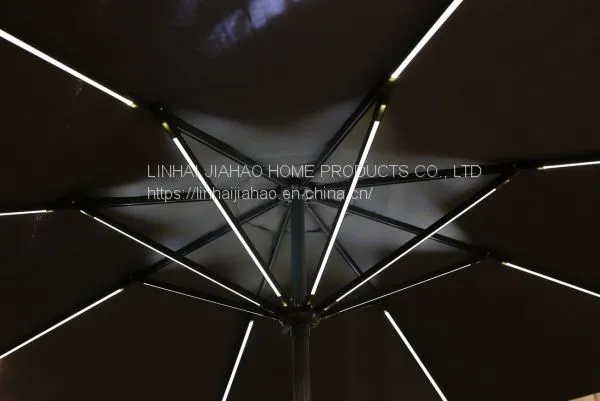 300-8 Market Umbrella With LED Straight Light photo-4