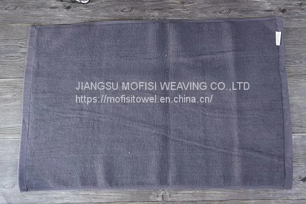Colorful 50*75cm 100% Cotton Bath Mats for Hotels photo-2