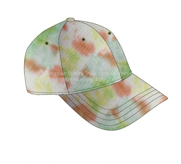 6p Tied Dyed Cap