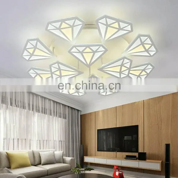 New Design Creative Art Ceiling Lamp Acrylic Living Room Lamp photo-4