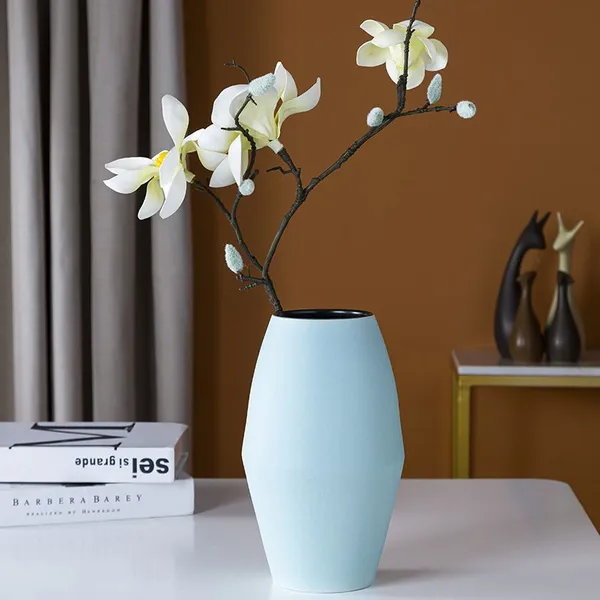 Hand Made Chinese Jingdezhen Elegant Fashion Creative Ceramic Vase For Study Decor photo-4
