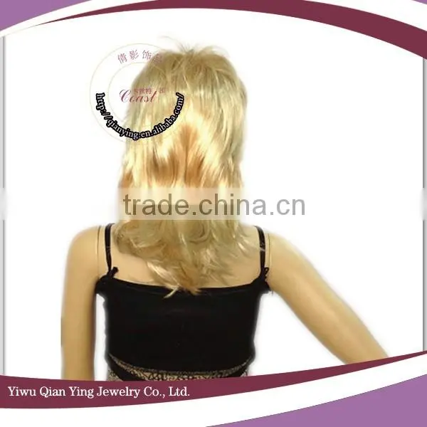 Wholesale Short Womens Blonde Synthetic Hair Wig photo-2